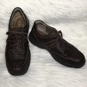Clarks Men’s Slone Lace-Up Oxford, Black Oily, 13M Clarks Slone Lace-Up Low Top Leather Black Oxford Shoes  main image 2